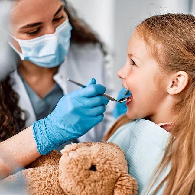 Child dental checkup